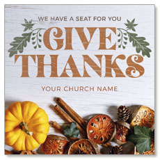 Give Thanks Seat For You 