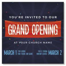 Grand Opening Banner 