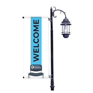 BTCS No Problem Light Pole Banners