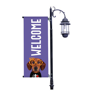 New Church Fall Dog Light Pole Banners
