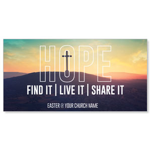 Hope Hill Sunrise 11" x 5.5" Oversized Postcards