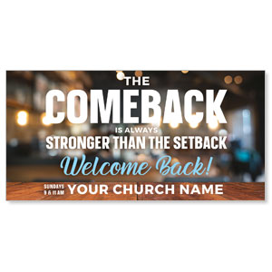 The Comeback 11" x 5.5" Oversized Postcards