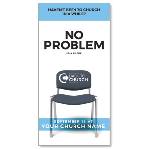 BTCS No Problem 11" x 5.5" Oversized Postcards