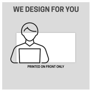 23" x 11.5" Rigid Sign Single Sided: Full Custom 23" x 11.5" Rigid Sign