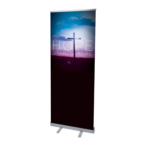 Hope Starts Here 2'7" x 6'7"  Vinyl Banner