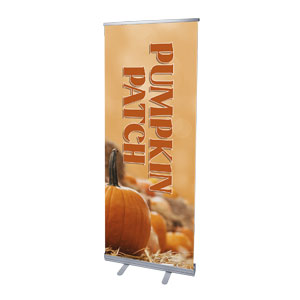 Pumpkin Patch 2'7" x 6'7"  Vinyl Banner