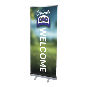 Father's Day Hat 2'7" x 6'7"  Vinyl Banner