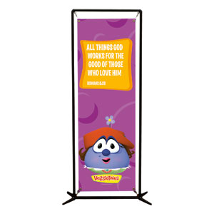 VeggieTales Romans 8:28 2' x 6' Banner