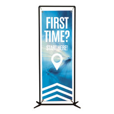 Chevron Blue First Time 