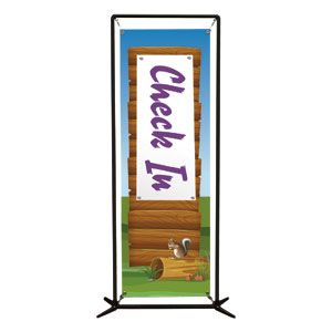 Adventure Kids Check In 2' x 6' Banner