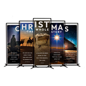 Christmas Whole Story Set 2' x 6' Banner