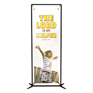 Kids Lord Is My Helper 2' x 6' Banner