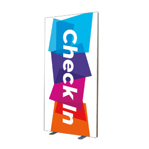 Vibrant Shapes Check In Silicone Edge Banners