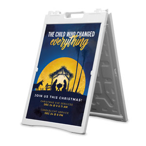 Child Who Changed Everything 2' x 3' Street Sign Banners