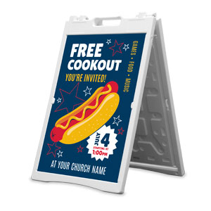 Hot Dog Invited 2' x 3' Street Sign Banners
