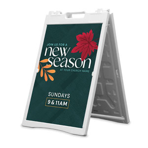 New Season Green 2' x 3' Street Sign Banners