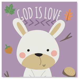 Woodland Friends Bunny StickUp