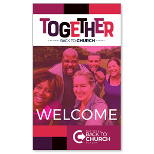 BTCS Together 3 x 5 Vinyl Banner
