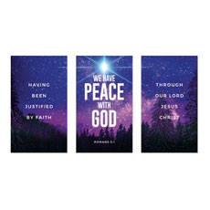 Peace On Earth Sky Triptych 