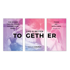 BTCS Life Is Better Together Triptych 