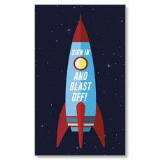 Galactic Explorers Rocket Sign In 