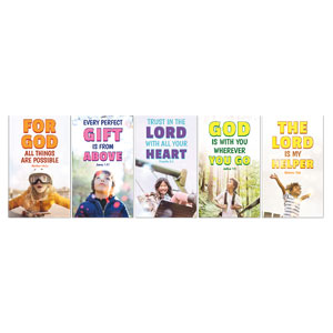 Kids Set 3 x 5 Fabric Banners