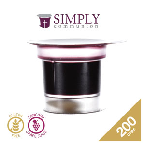 Gluten Free Simply Communion Cups - Pack of 200 - Ships free Communion Cups