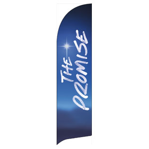The Promise Contemporary Flag Banner