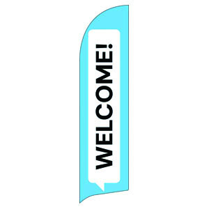 Chat Bubble Flag Banner