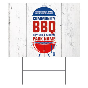 Summer BBQ 18"x24" YardSigns