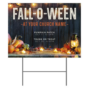 FallOWeen 18"x24" YardSigns