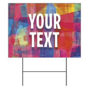 Kids Collage Your Text 18"x24" YardSigns