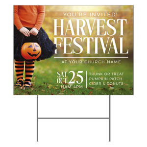Harvest Festival Child 18"x24" YardSigns