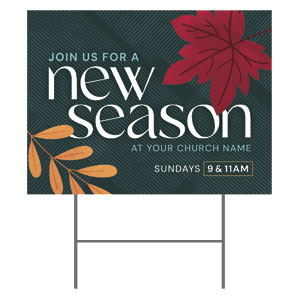 New Season Green 18"x24" YardSigns